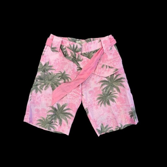 100% linen Tommy Bahama shorts size 4 - Picture 1 of 4